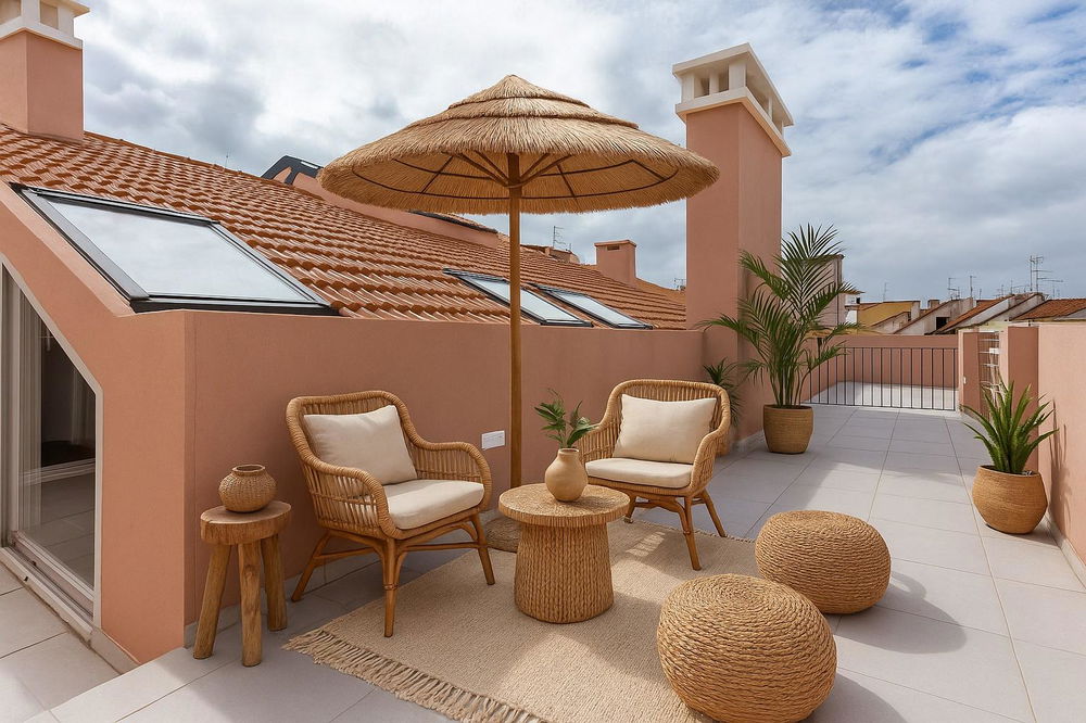 2 + 1 bedroom duplex flat with terrace in Arroios, Lisbon 2994054907