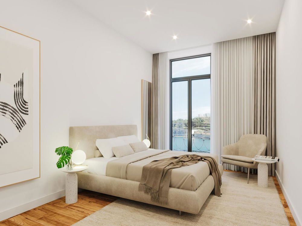 2 bedroom flat with balcony and garage next to the Douro River 1130406047