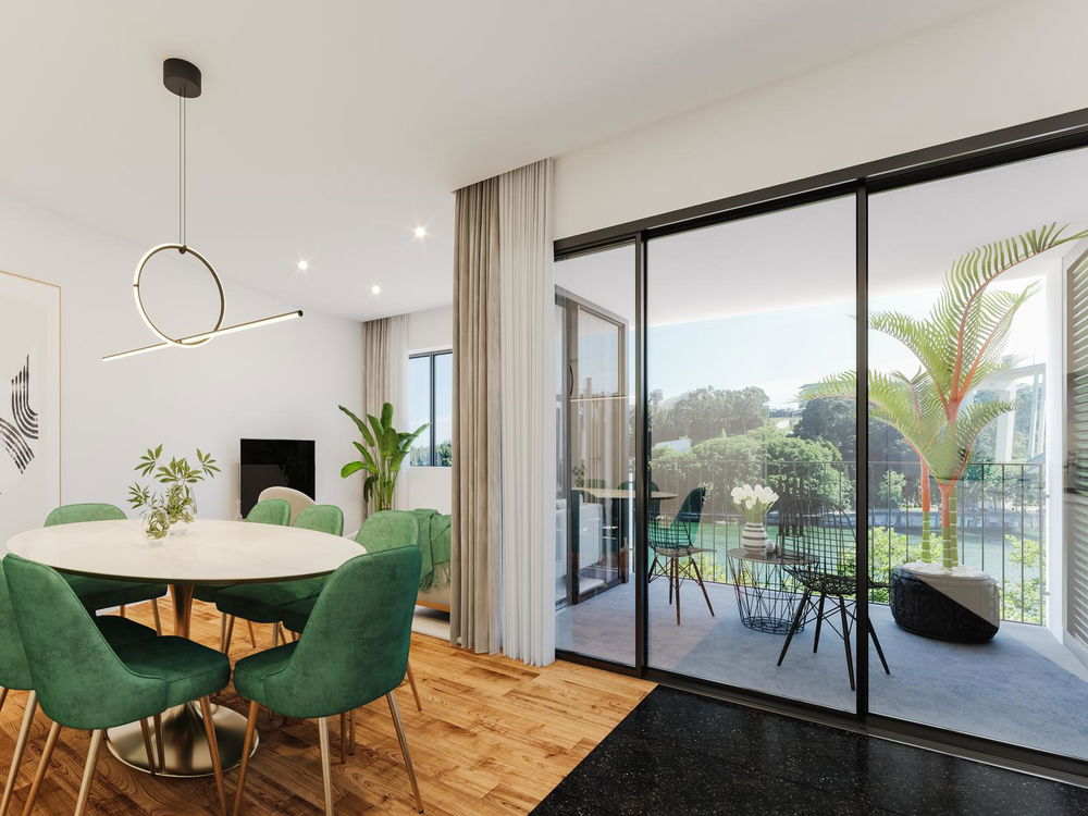 2 bedroom flat with balcony and garage next to the Douro River 1130406047