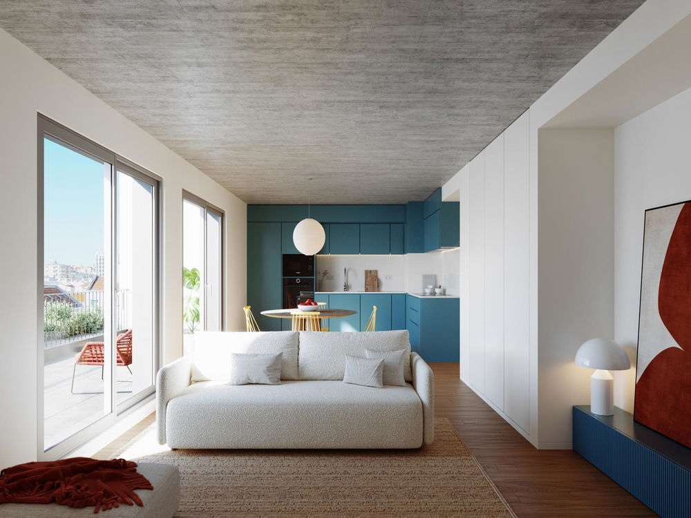 2 bedroom flat with parking located in Arroios, Lisbon 707856827