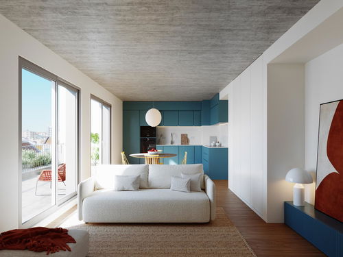 2 bedroom flat with parking located in Arroios, Lisbon 403139385