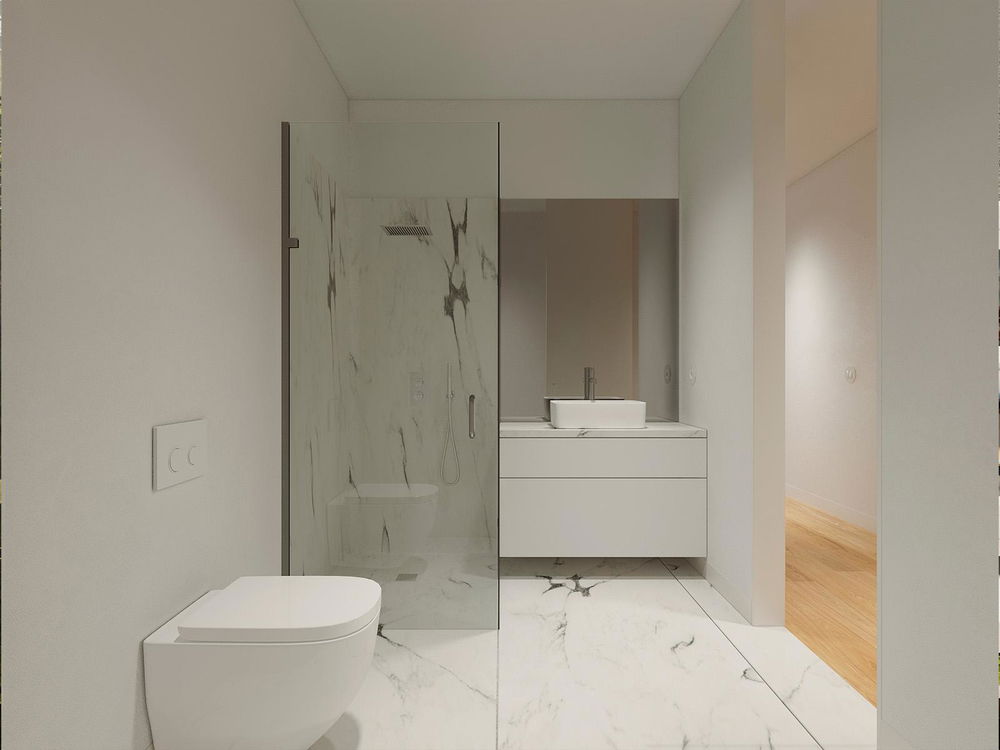 1 bedroom flat with parking space in a new development in the centre of Porto 1384141380