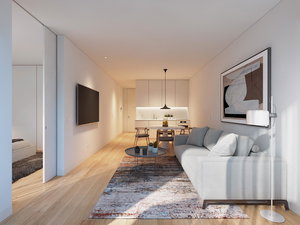1 bedroom flat with terrace in a new development in the centre of Porto 1161882423