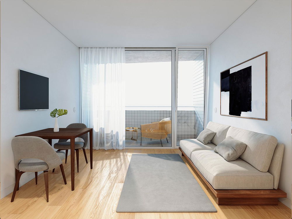 Studio flat with parking space in a new development in the centre of Porto 343378088