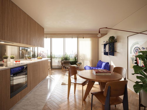 1 bedroom flat with garden in a new development, next to Avenida da Boavista 1614952560