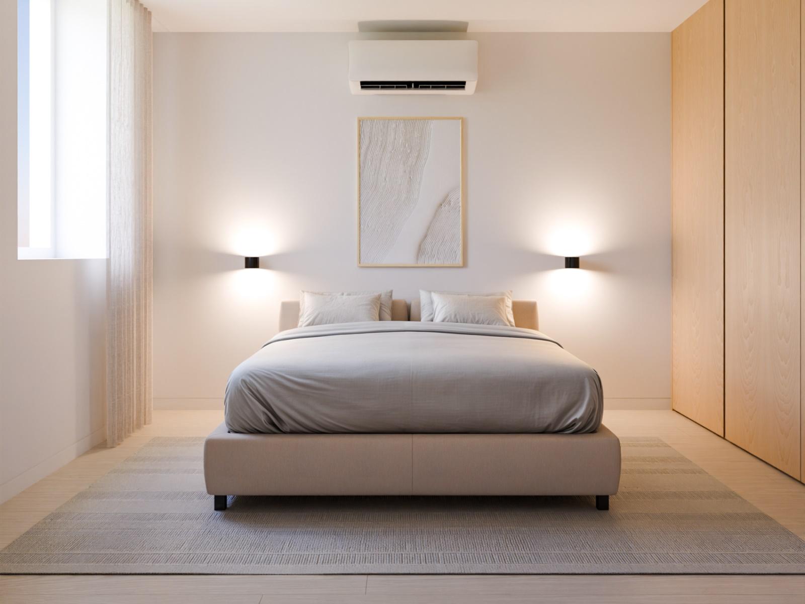 1 bedroom flat with balcony in a new development next to the D. Luís Bridge