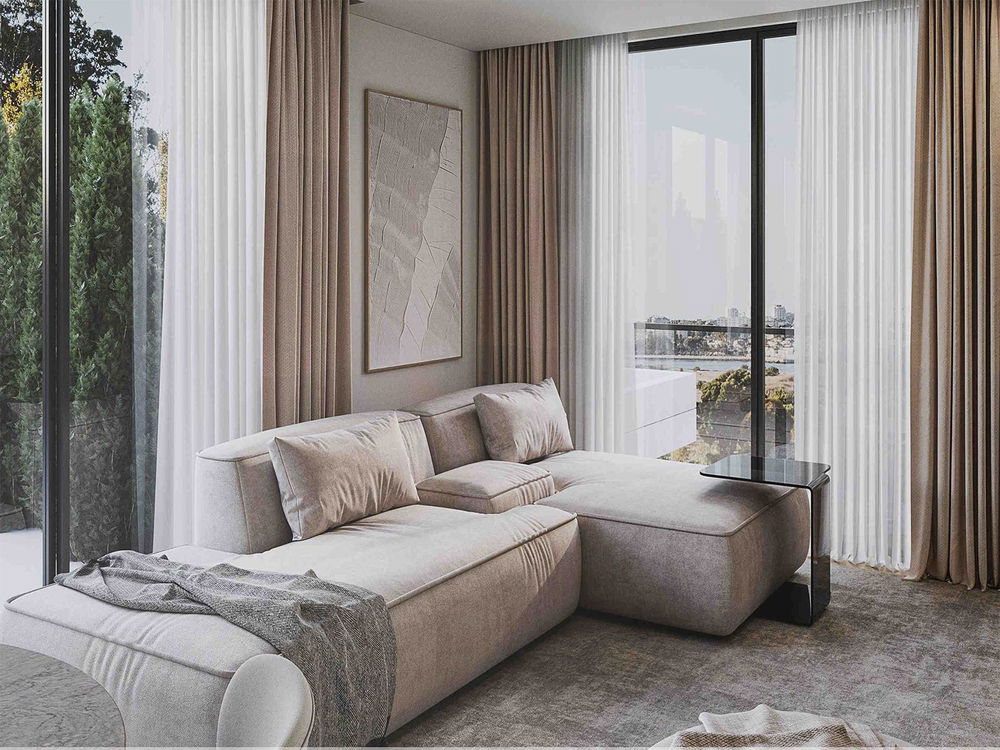 2 bedroom flat with balcony and garage, in Lavadores 2437337293