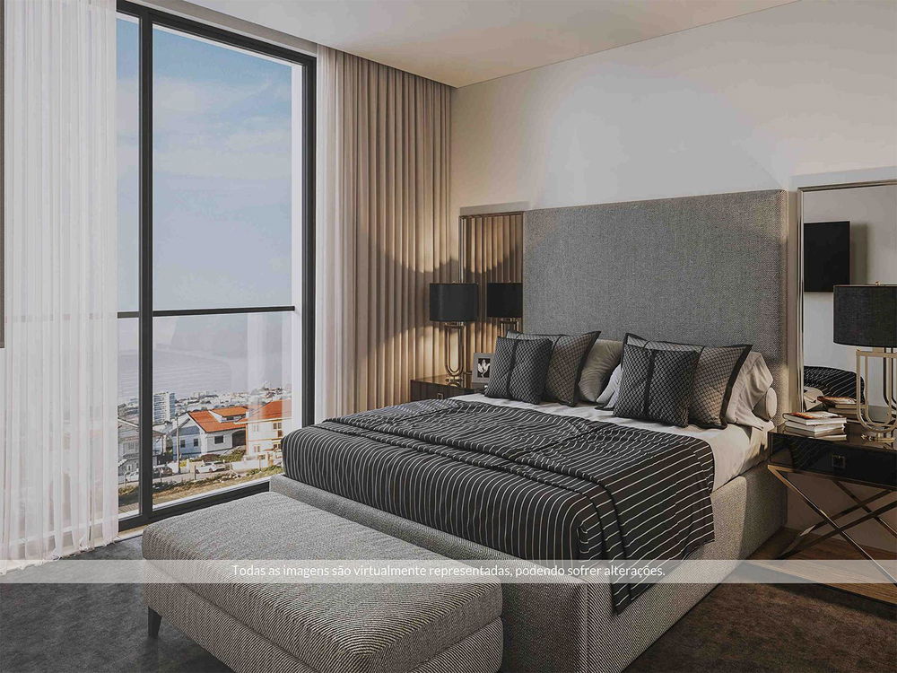 2 bedroom flat with balcony and garage, in Lavadores 2437337293