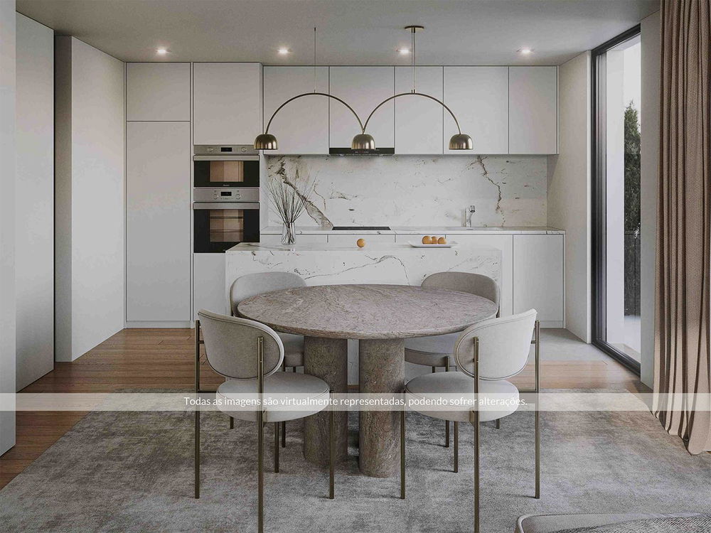 2 bedroom flat with balcony and garage, in Lavadores 2437337293