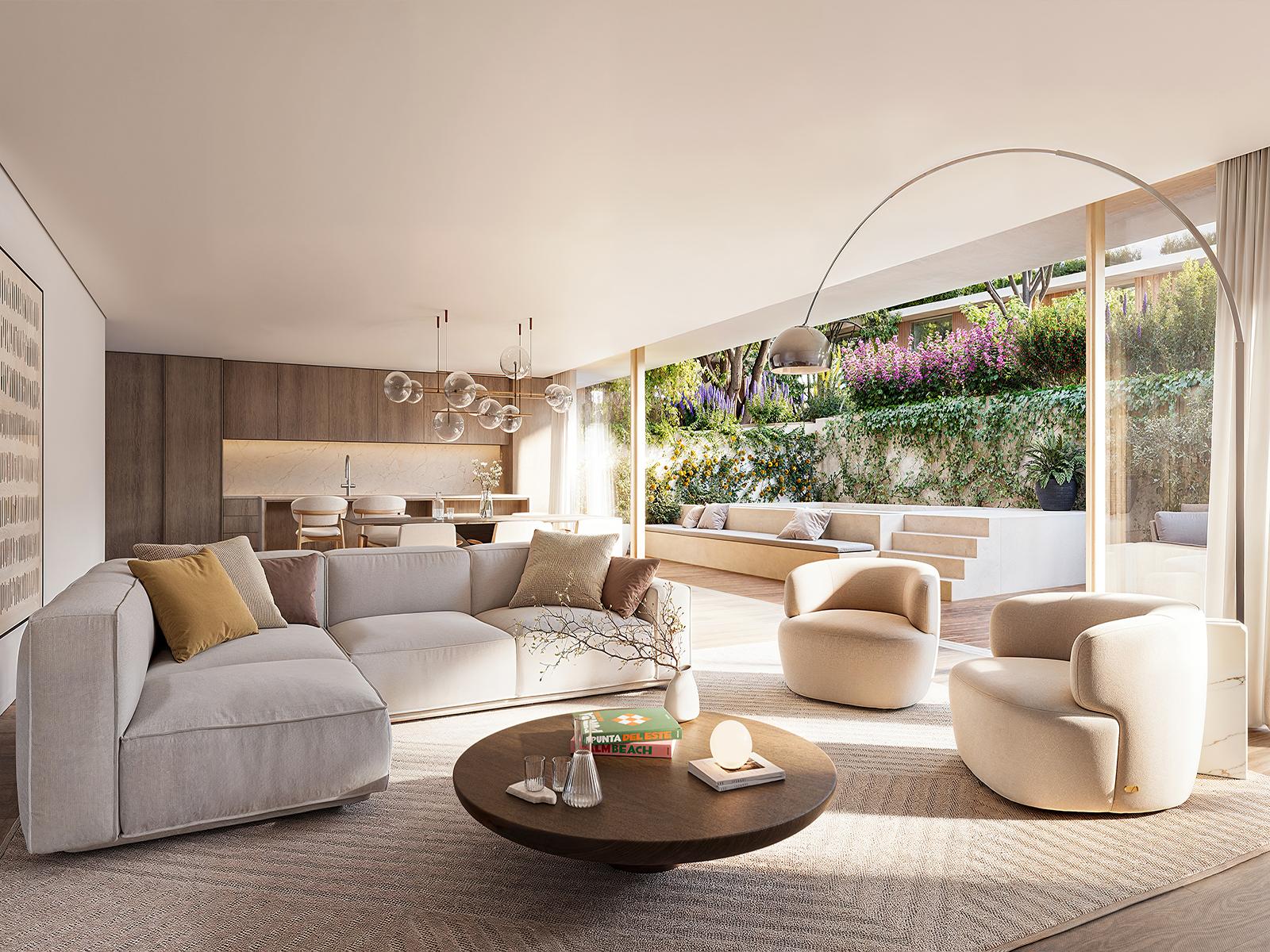 3 bedroom flat with balcony in a new development in Foz