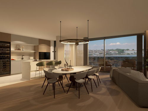 Studio flat with balcony, in a gated community, Vila Nova de Gaia 605361356