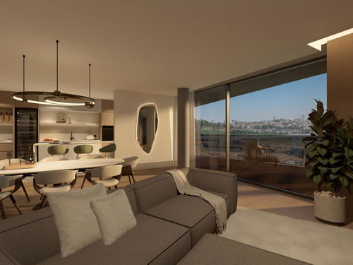 2 bedroom flat with balcony, in a gated community, Vila Nova de Gaia 595120341