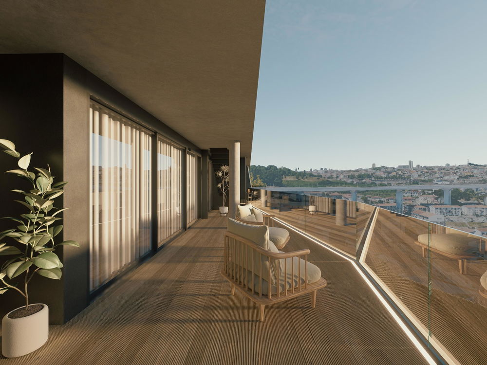 1 bedroom flat with balcony, in a gated community, Vila Nova de Gaia 718183678