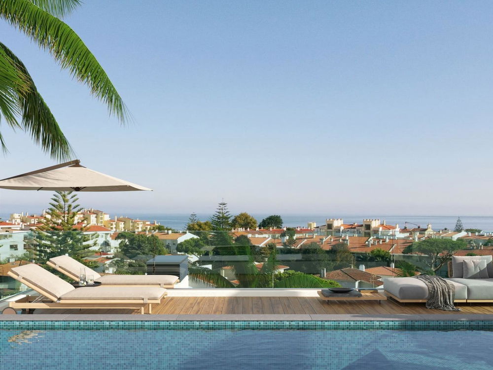 4 bedroom penthouse with terrace and private pool, in a new development in Parede 3496751360