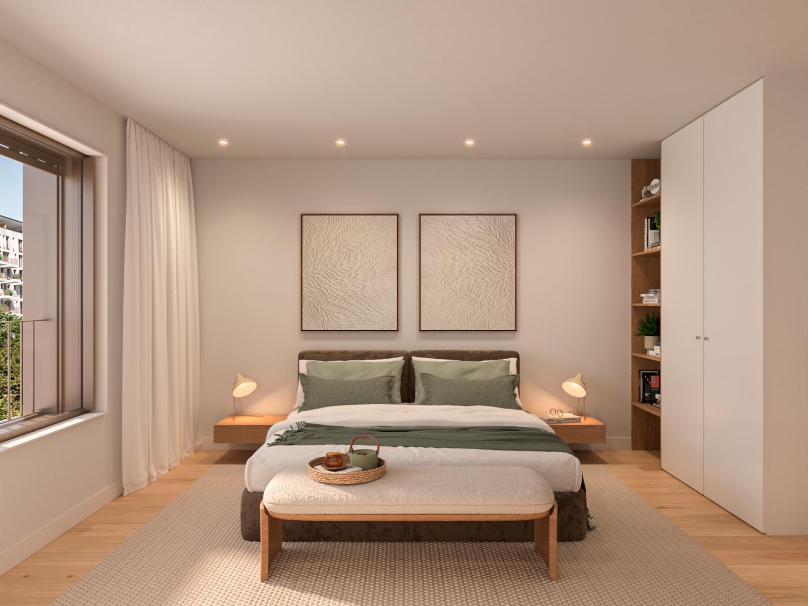 2 bedroom flat inserted in the new development in Alameda das Antas