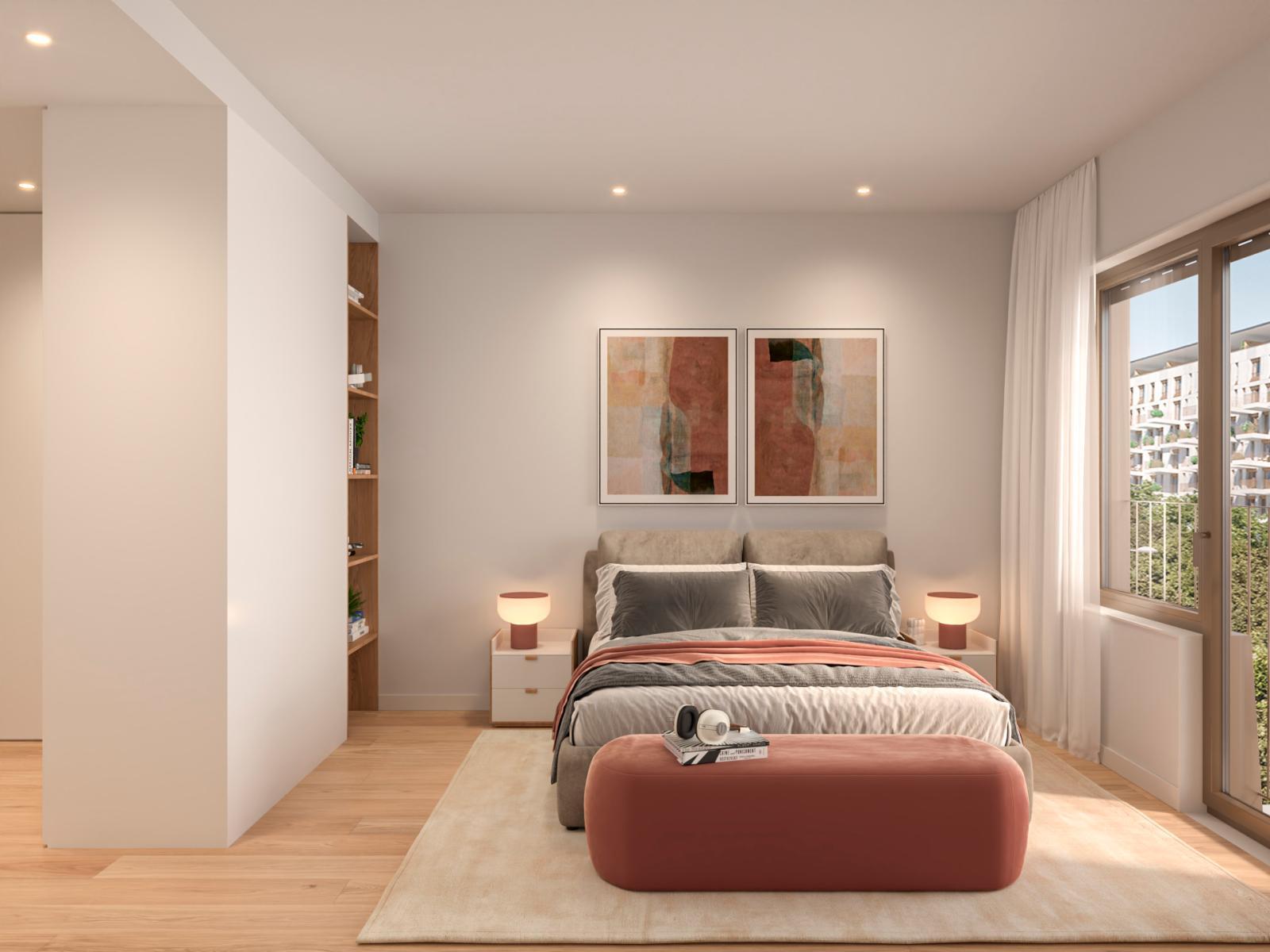 2 bedroom flat inserted in the new development in Alameda das Antas