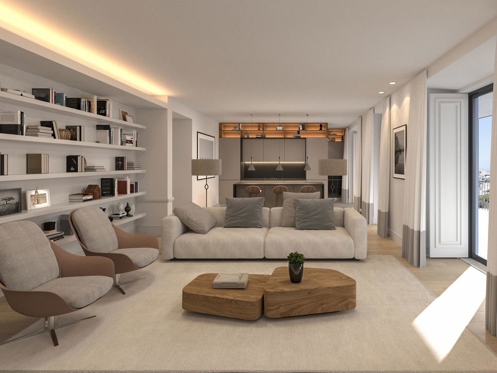 2 bedroom flat with balcony in a new development in Monte Estoril 3314386066