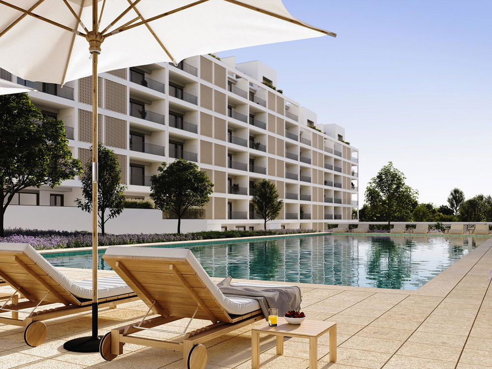 2 bedroom flat with terrace in condominium with swimming pool 1782904342