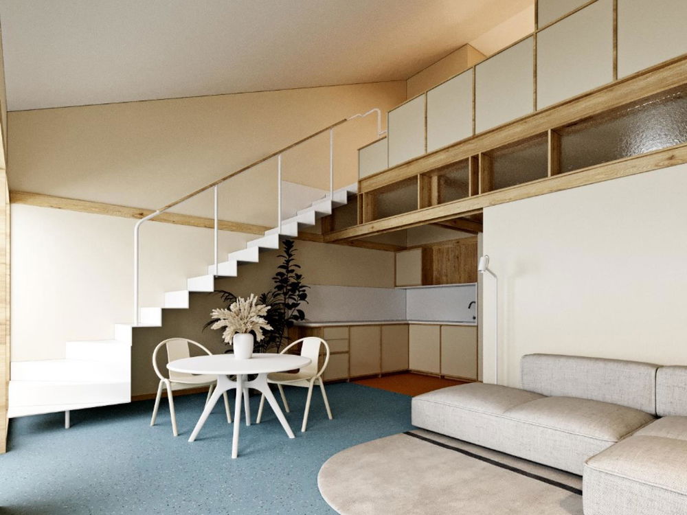 1 bedroom duplex flat, with balcony, in Rua do Almada. Port 4118090626