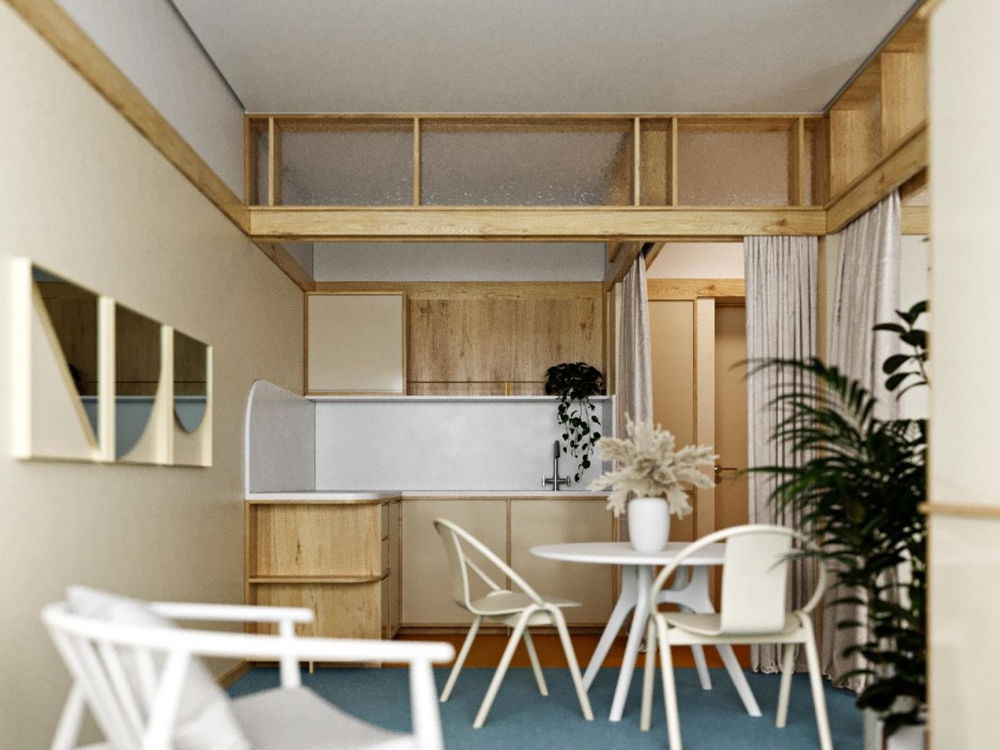 1 bedroom duplex flat, with balcony, in Rua do Almada. Port 4118090626