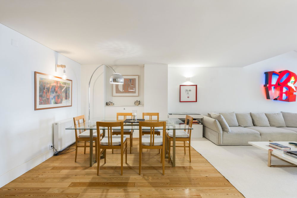 3 bedroom duplex flat with river view and private garage, in Estrela, Lisbon 2279759279