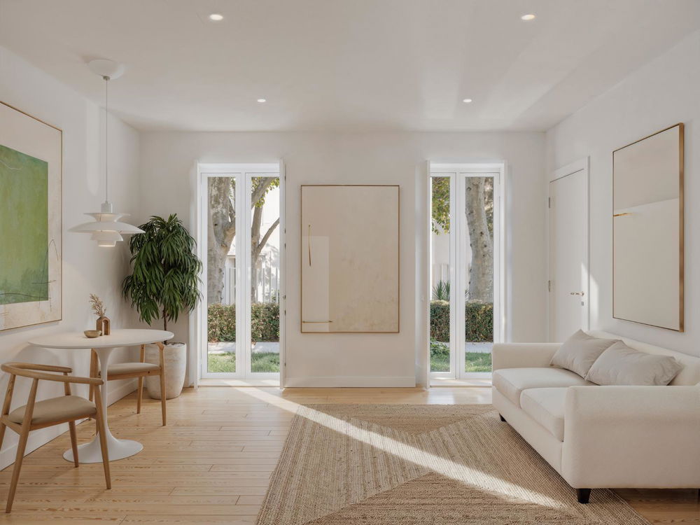 Studio flat with patio, in Campo de Ourique 691725765