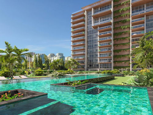 4 Bedroom Duplex Apartment with Private Garden, to the south, in a gated community 1831292419