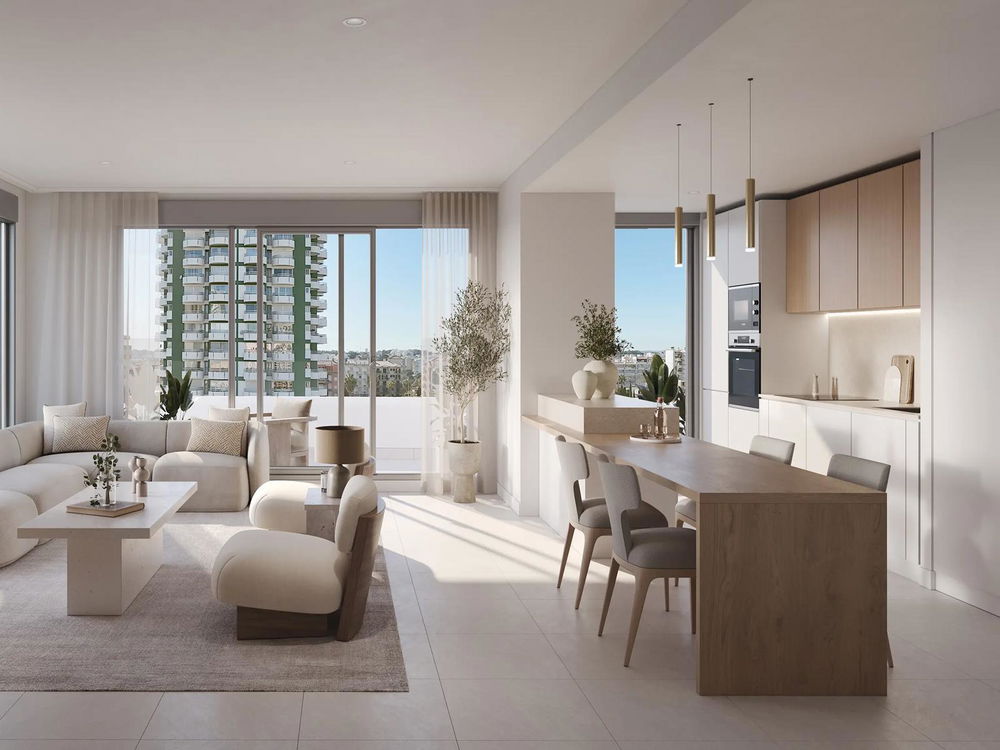 4 bedroom flat with parking in a new development in Praia da Rocha 3804760972