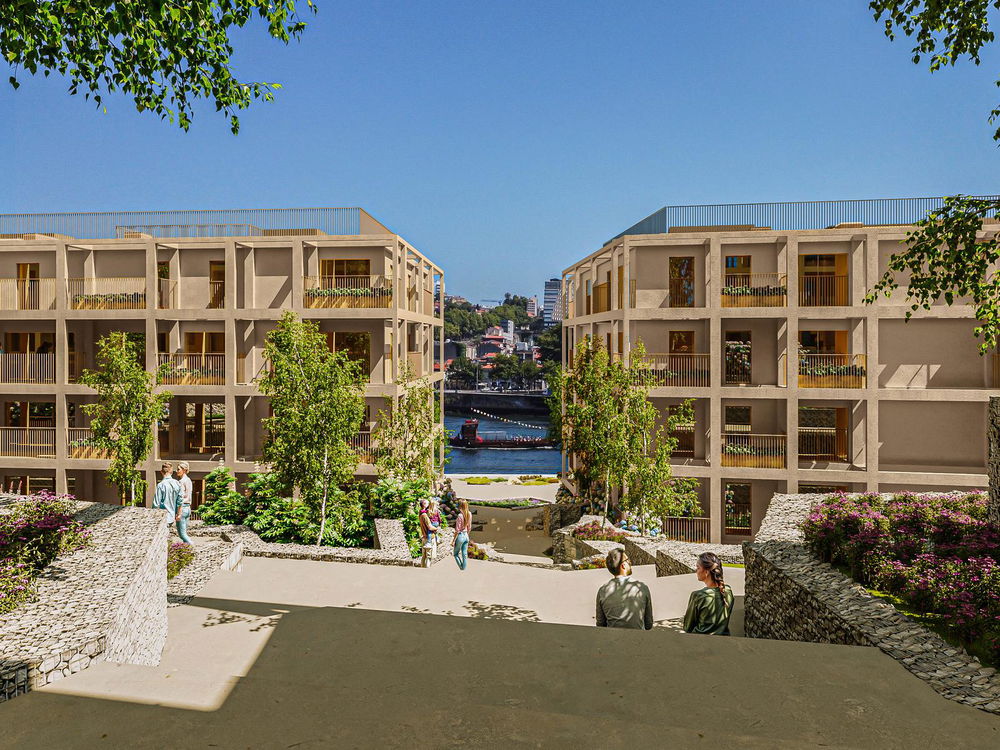2 bedroom flat with outdoor area in the most recent development next to the Douro River 1723384964