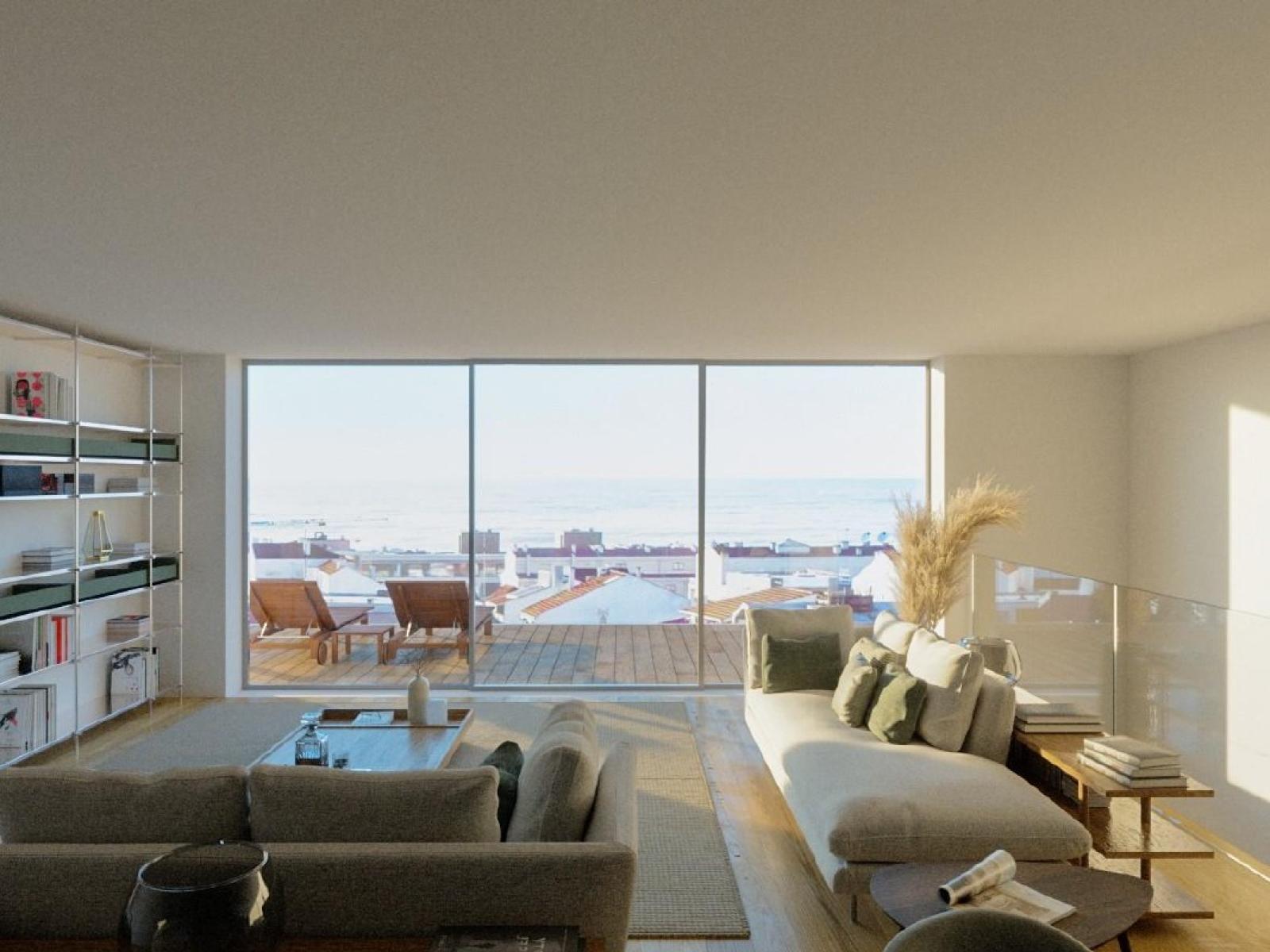 2 bedroom flat with balcony and garage