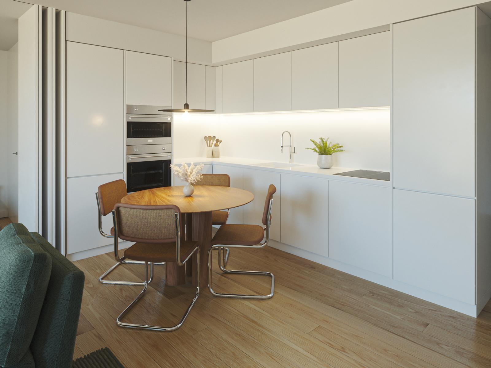 1 bedroom flat with outdoor area in the heart of the city of Porto.