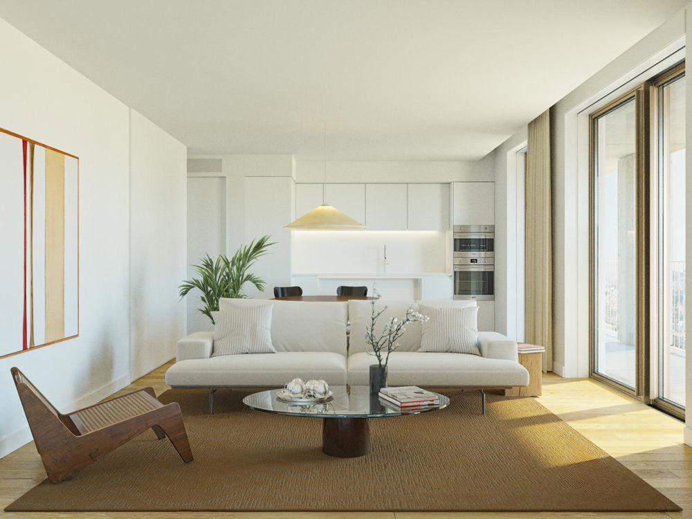 1+1 bedroom flat with outdoor area in the heart of the city of Porto. 1498594168