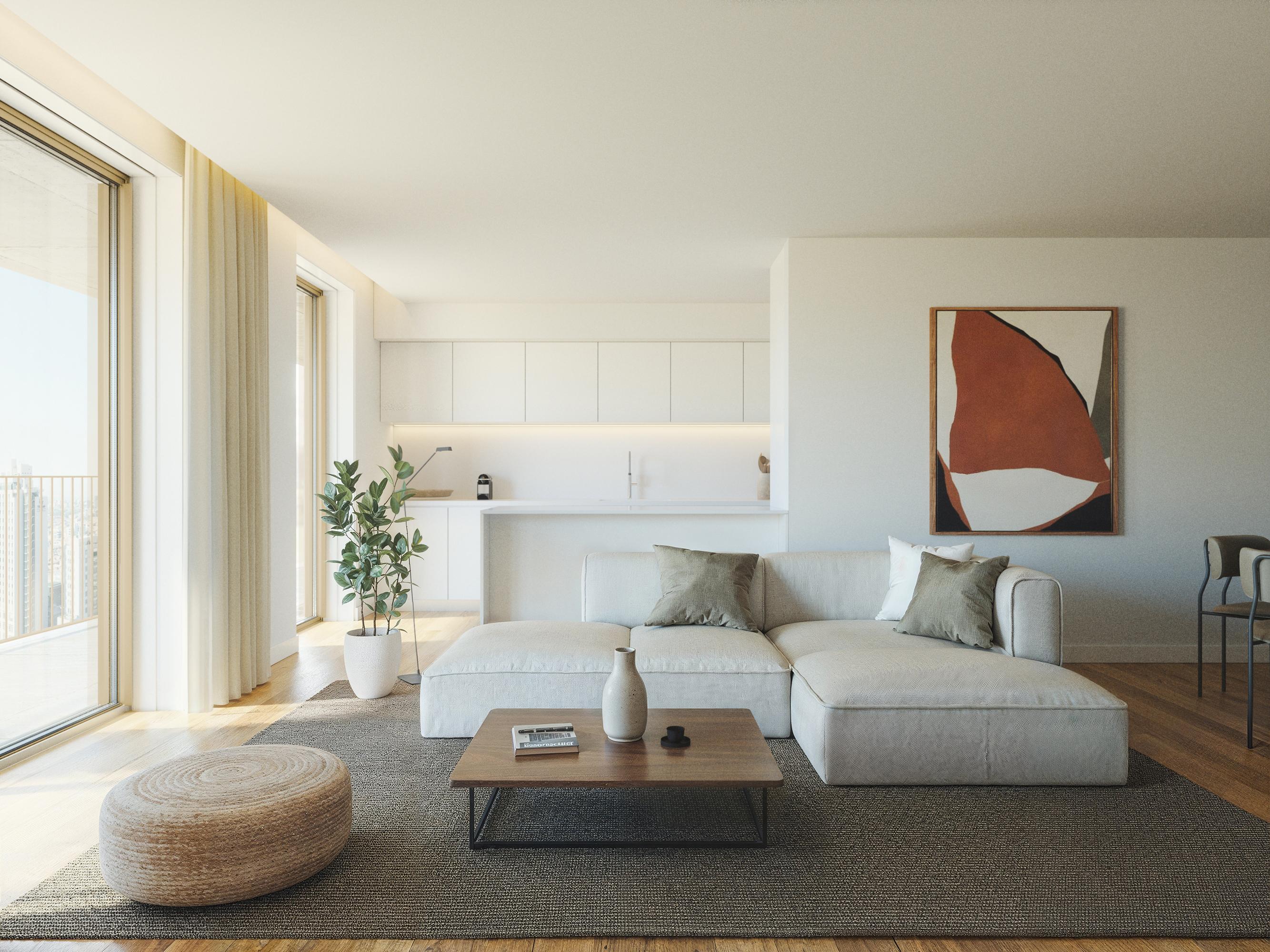 2 bedroom flat with outdoor area in the heart of the city of Porto.