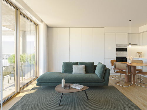 2 bedroom flat with outdoor area in the heart of the city of Porto. 1595583867