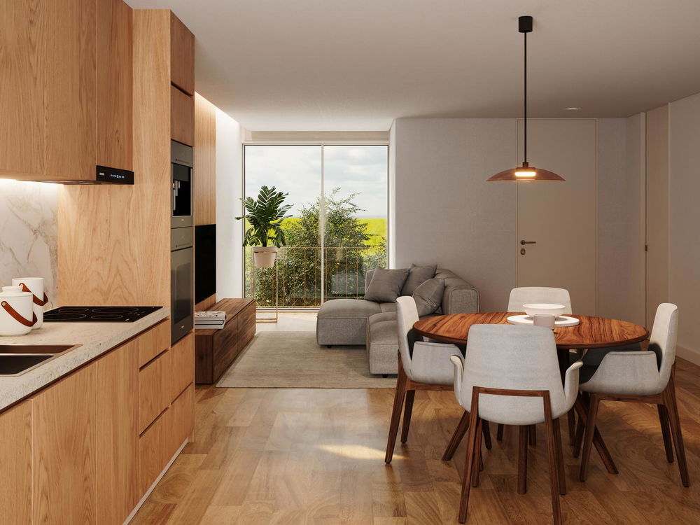 2 bedroom flat with balcony in new development in Porto 1028070079