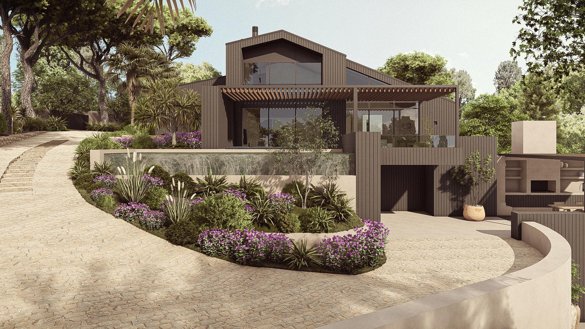 4 bedroom villa in Colares Sintra with sea view and pool