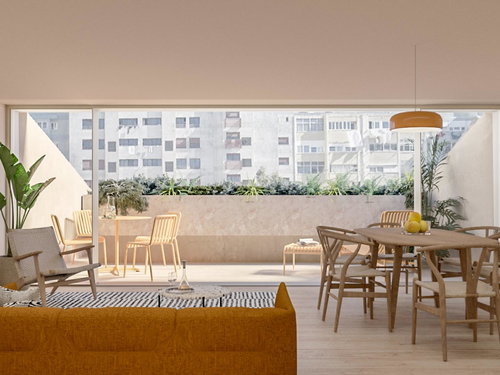 2 bedroom flat with balcony and parking in Campo de Ourique 2374588680