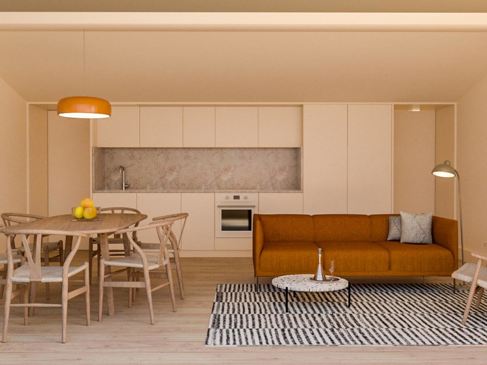 2 bedroom flat with balcony and parking in Campo de Ourique 2374588680