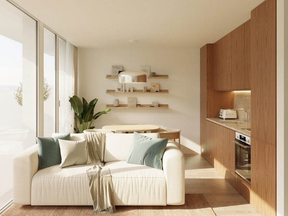 1 bedroom flat with balcony located in Ajuda, Lisbon 1383605137