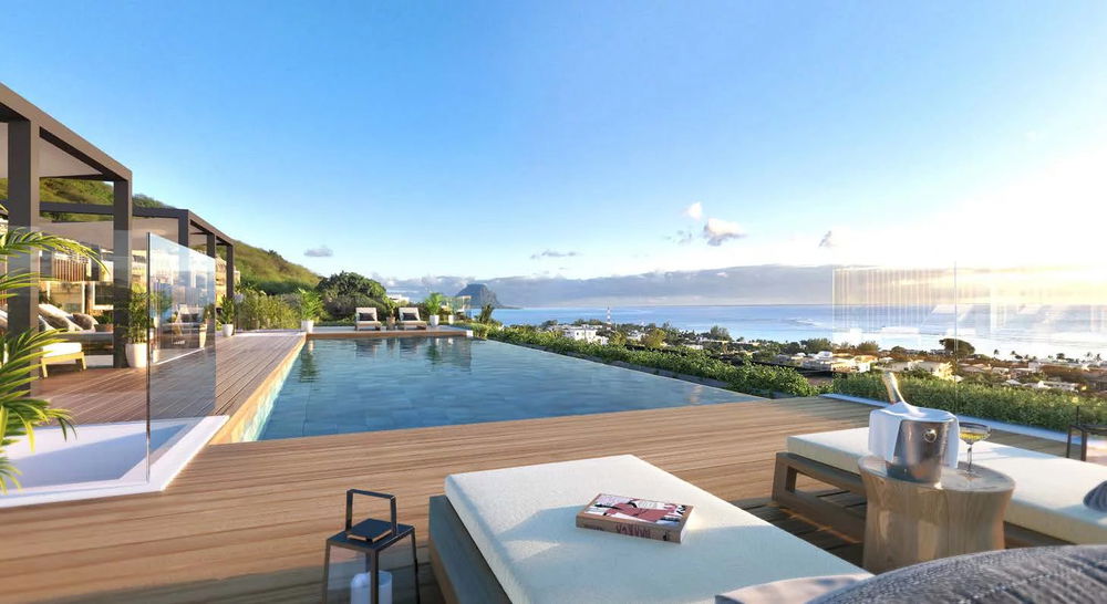 Choose an elegant flat with sea views in Tamarin, Mauritius 1075357774