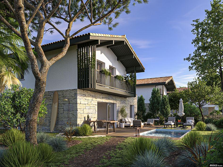 4-Bedroom Apartment with Garden in Bidart, Opposite Uhabia Beach 1112839940