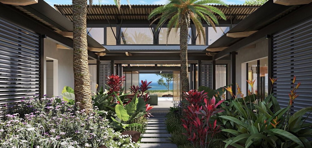 Elite estate with private golf access and sea view in Rivière Noire, Mauritius 1124082454