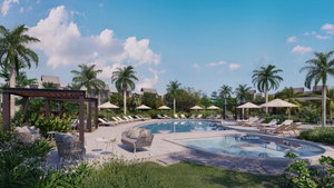 Prestigious garden apartment in Azuri, Haute Rive, tropical elegance and exclusive living space 1177968520
