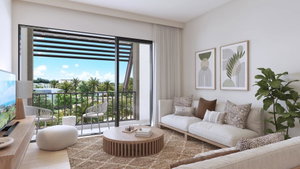 Prestigious garden apartment in Azuri, Haute Rive, tropical elegance and exclusive living space 1177968520