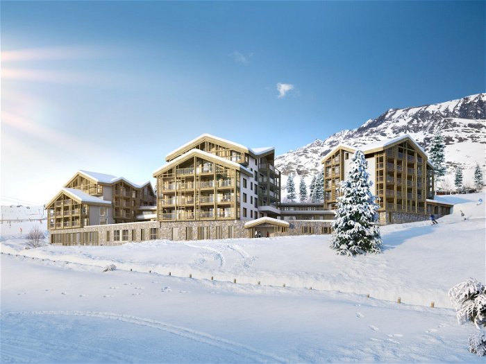 Spacious duplex 3-bedroom apartment ski in ski out 1351640742