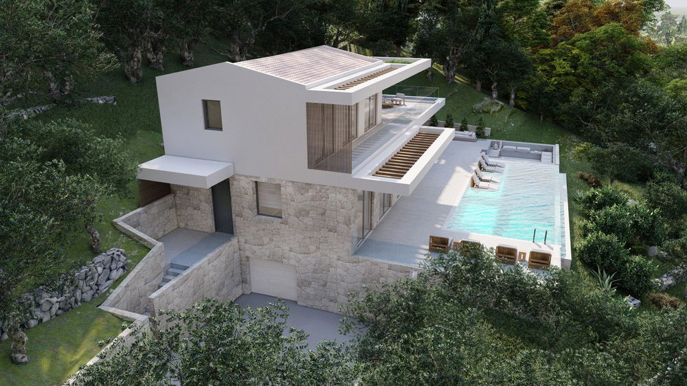 Luxury Villa in Corfu with Panoramic Ionian Sea Views and Infinity Pool 151149437