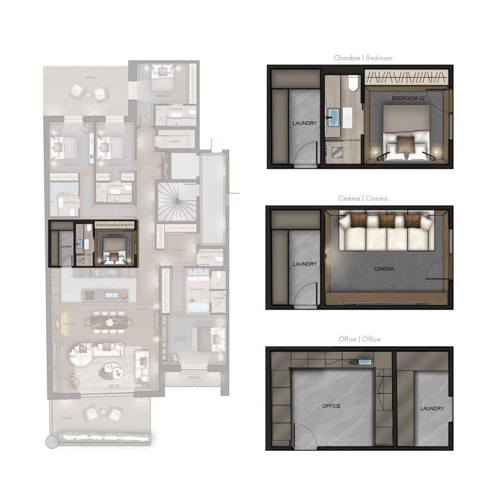 Apartment lot 1 with 5 bedrooms, 224 m² in Val d’Isère 1629442986