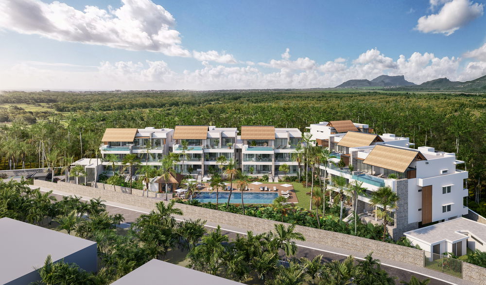 Opportunity on the West coast of Mauritius: Luxury apartment overlooking the lagoon and mountain range 1648483559