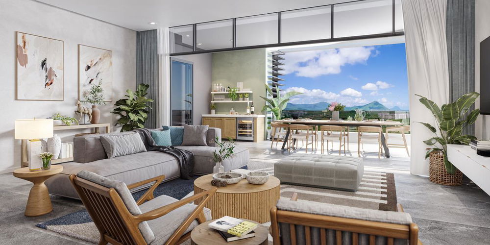 Sea-view 3-bedroom apartment in Cascavelle, Mauritius 179282988