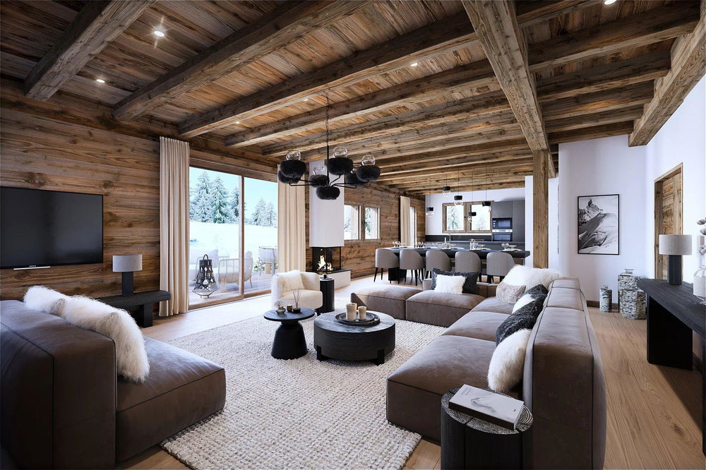 Magnifique Chalet Alpin à Saint-Gervais-les-Bains : vue Mont-Blanc et investissement rentable 2087021468